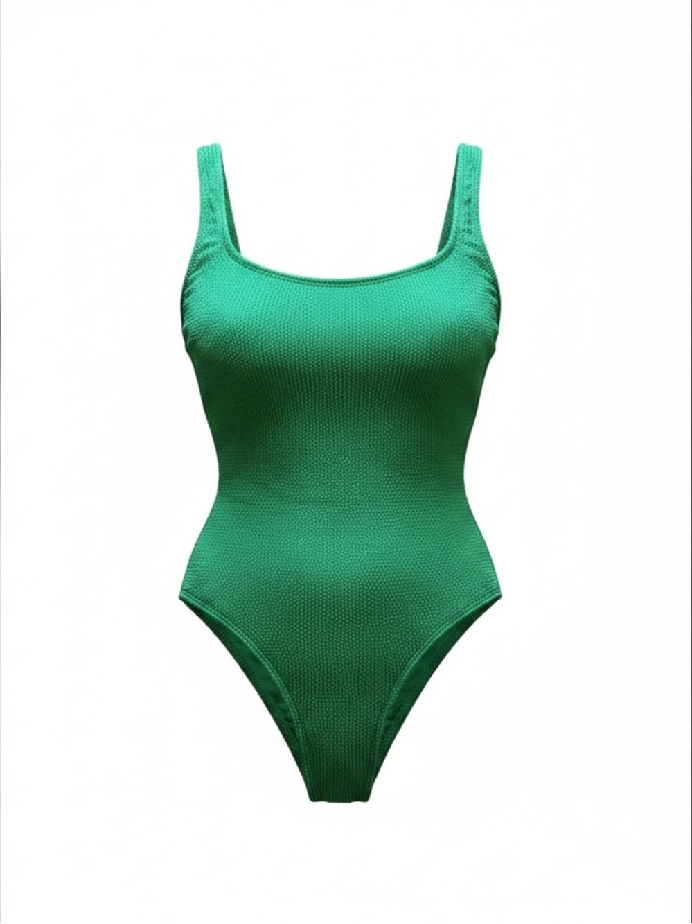 VICI Malibu Scrunch Green One Piece Swimsuit Medium NWOT
